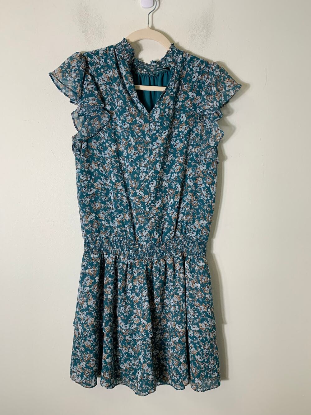 Altar'd State Floral Print Sleeveless Dress Sz S